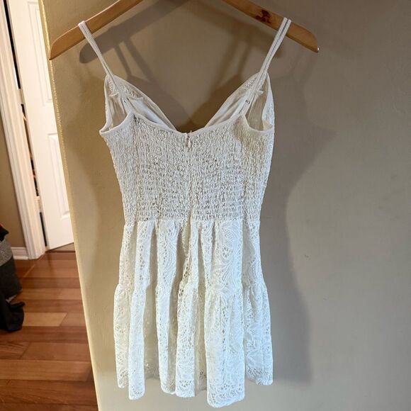 For Love & Lemons Cream Baby Cakes Mini Dress Small - Picture 5 of 7